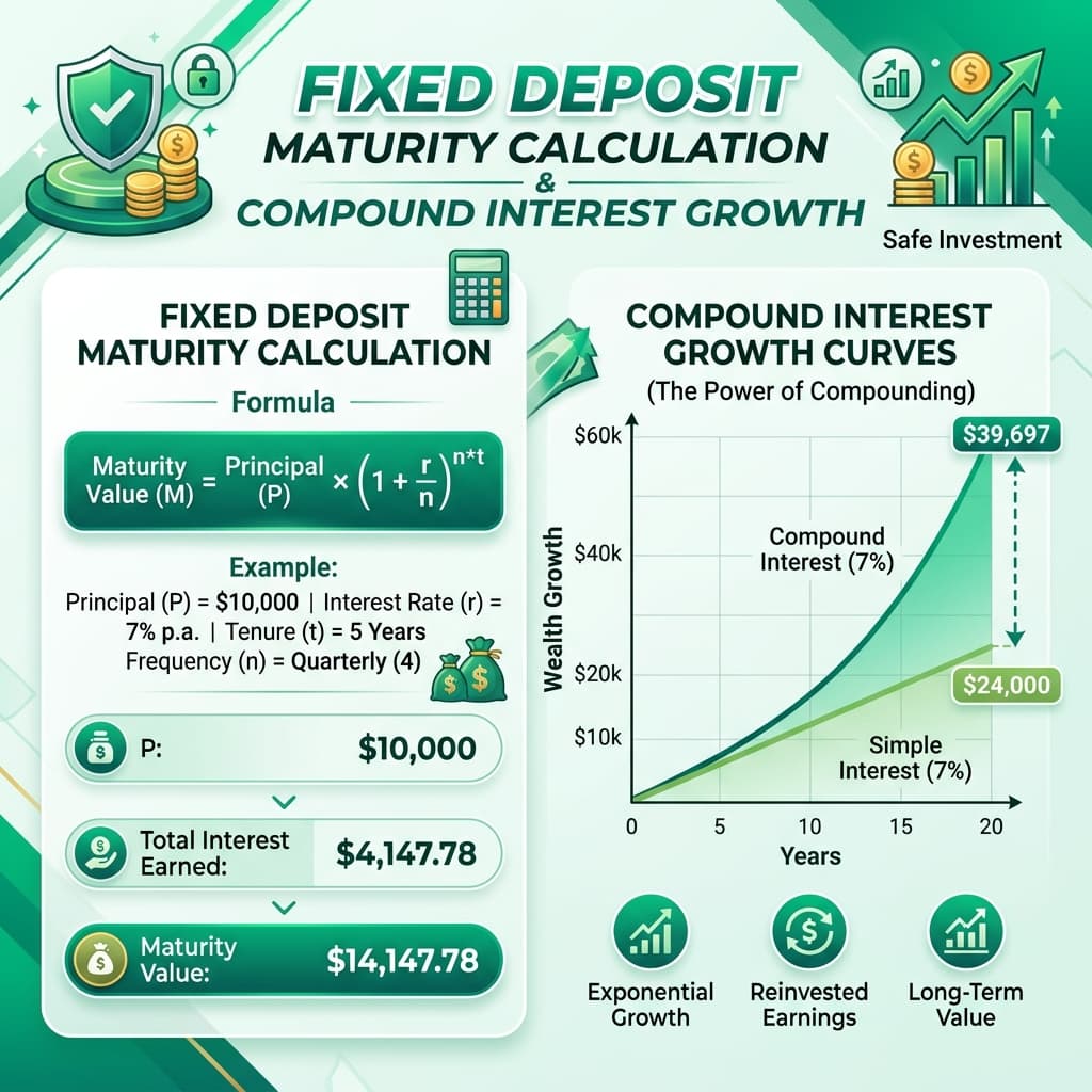 FD Interest Calculation Guide: Simple vs Quarterly Compounding