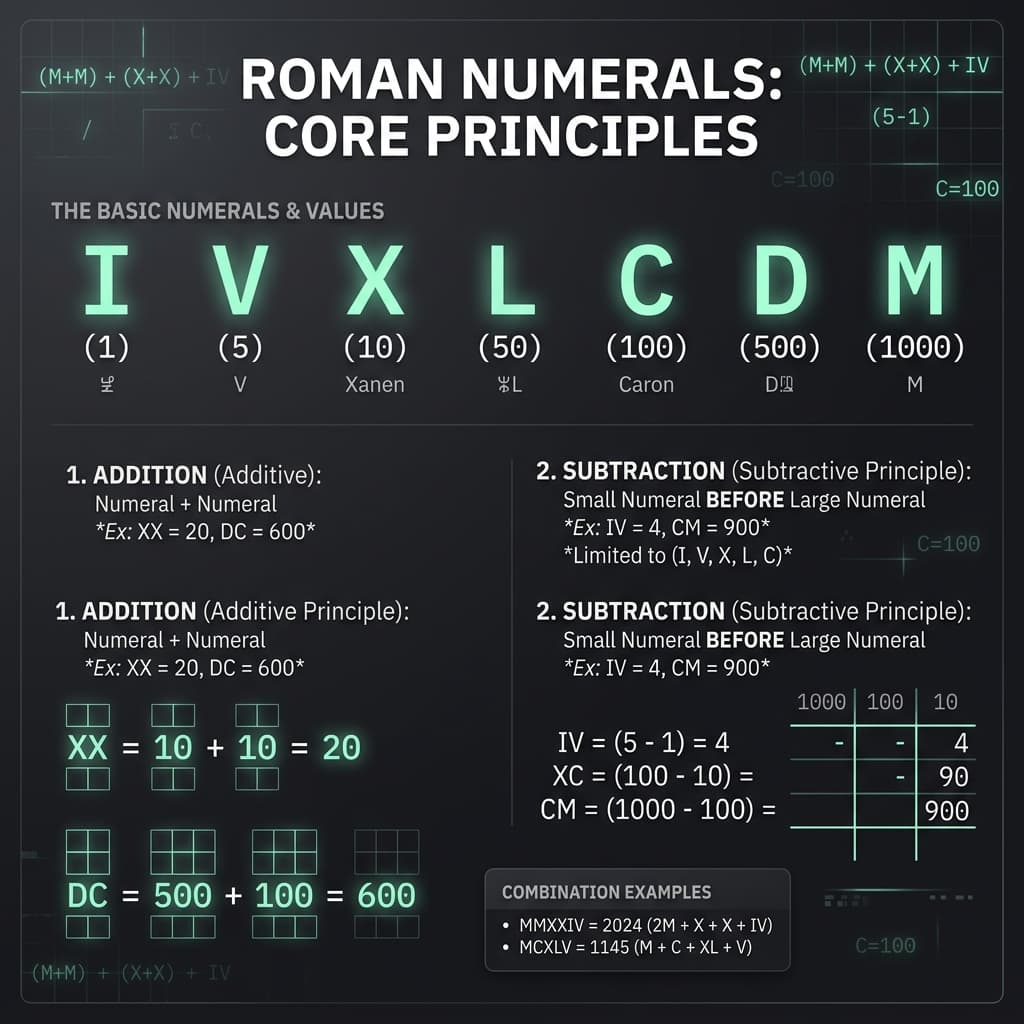 Roman Numerals Explained: Conversion Rules and Mathematical Limits