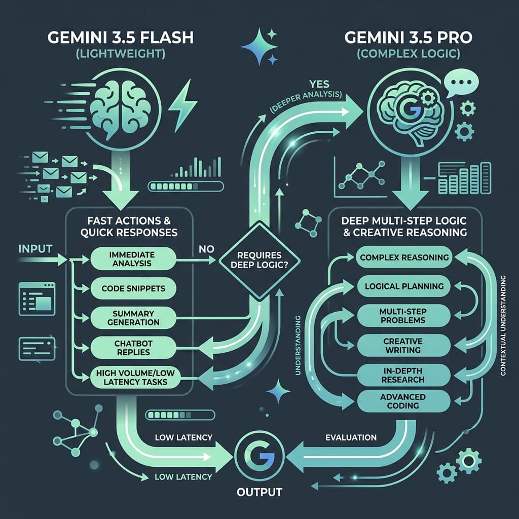 Google Gemini 3.5 Flash vs. Pro: The Next Phase of Low-Latency Reasoning