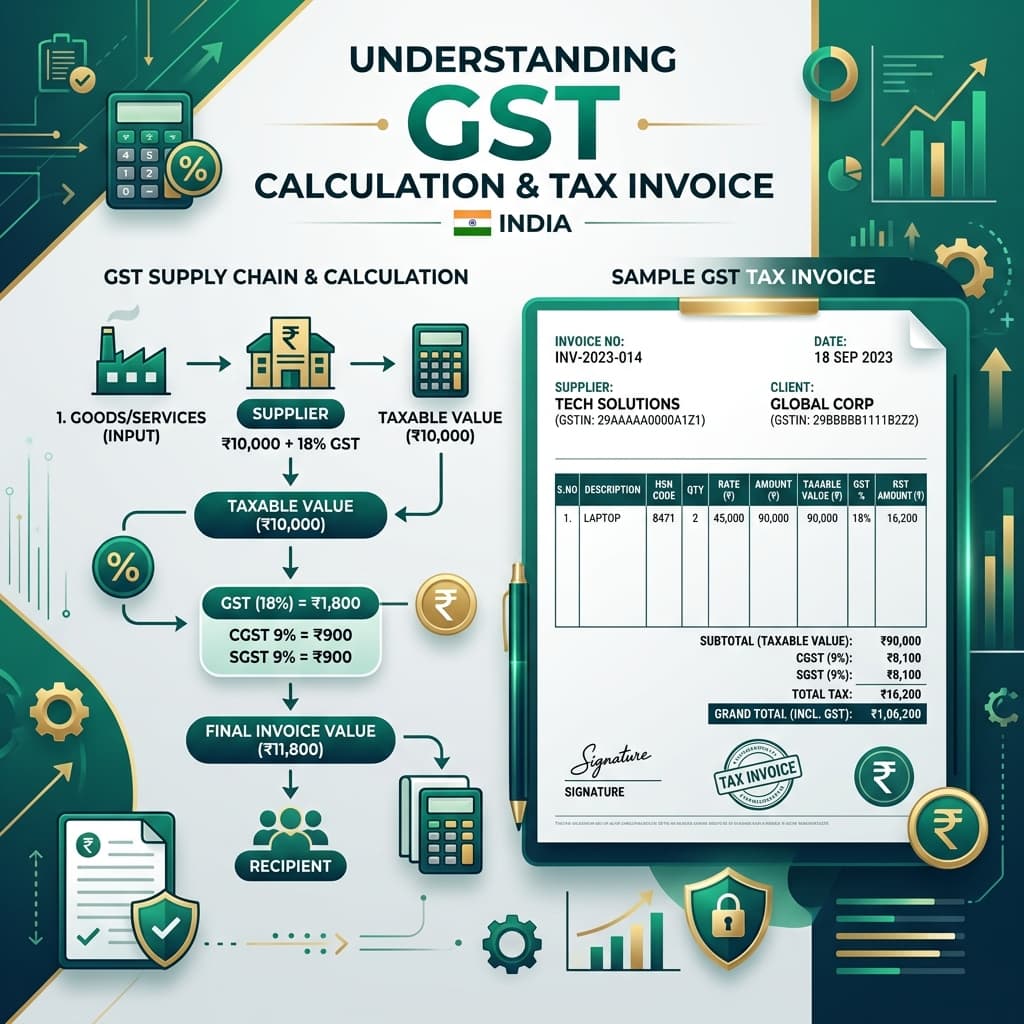 How to Calculate GST in India: Simple Formulas & Core GST Slabs