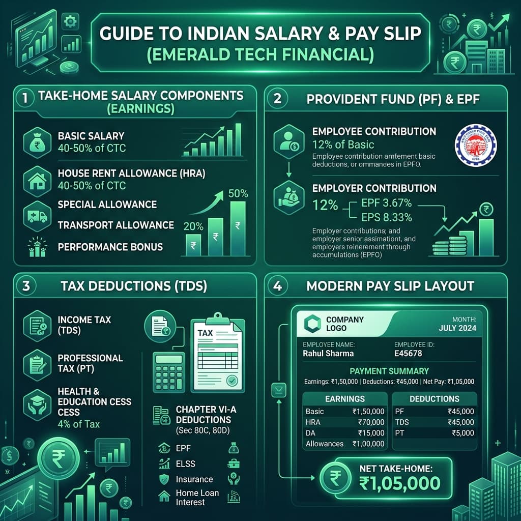 How to Calculate Take-Home Net Salary in India from CTC