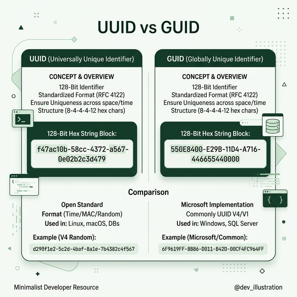 UUID vs GUID: What is the Difference?
