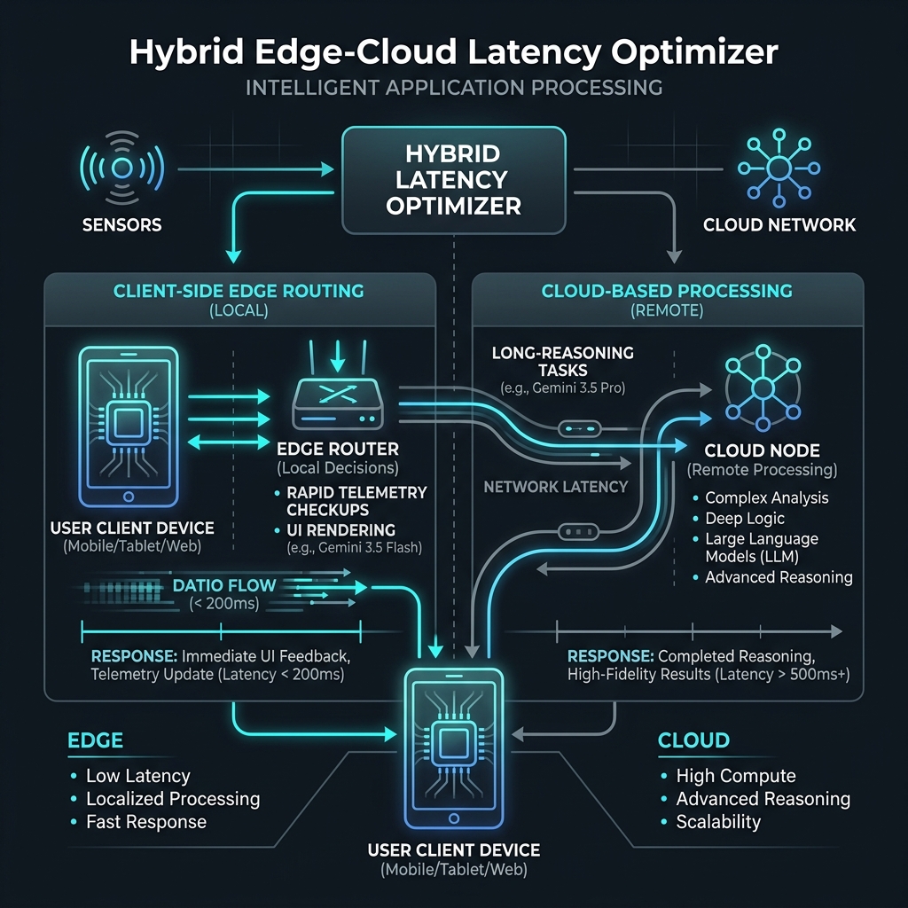 Gemini 3.5 Flash vs Gemini 3.5 Pro low-latency reasoning flow